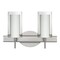 Besa Lighting Pahu 4 Vanity, Clear/Opal, Satin Nickel Finish, 2x40W Halogen 2SW-C44007-SN - alternate 1